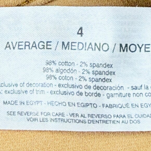 Gloria Vanderbilt Womens Amanda Slim Stretch Cider Spice Corduroy Pants Sz 4 NWT - Picture 7 of 11